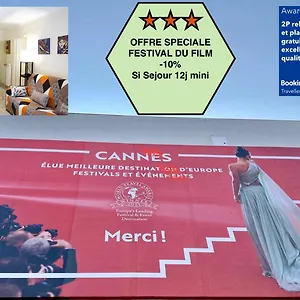 Appartement 2p Relooking, Croisette Et Plage, Parking Gratuit, Acceuil 5 Stars, Excellent Rapport Qualité Prix, Cannes